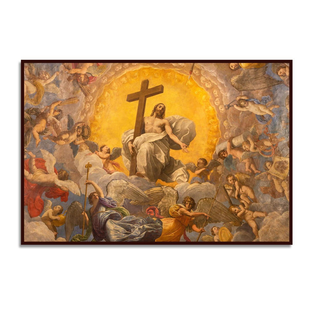 The Triumph of Christ: Jesus in Glory with Angels