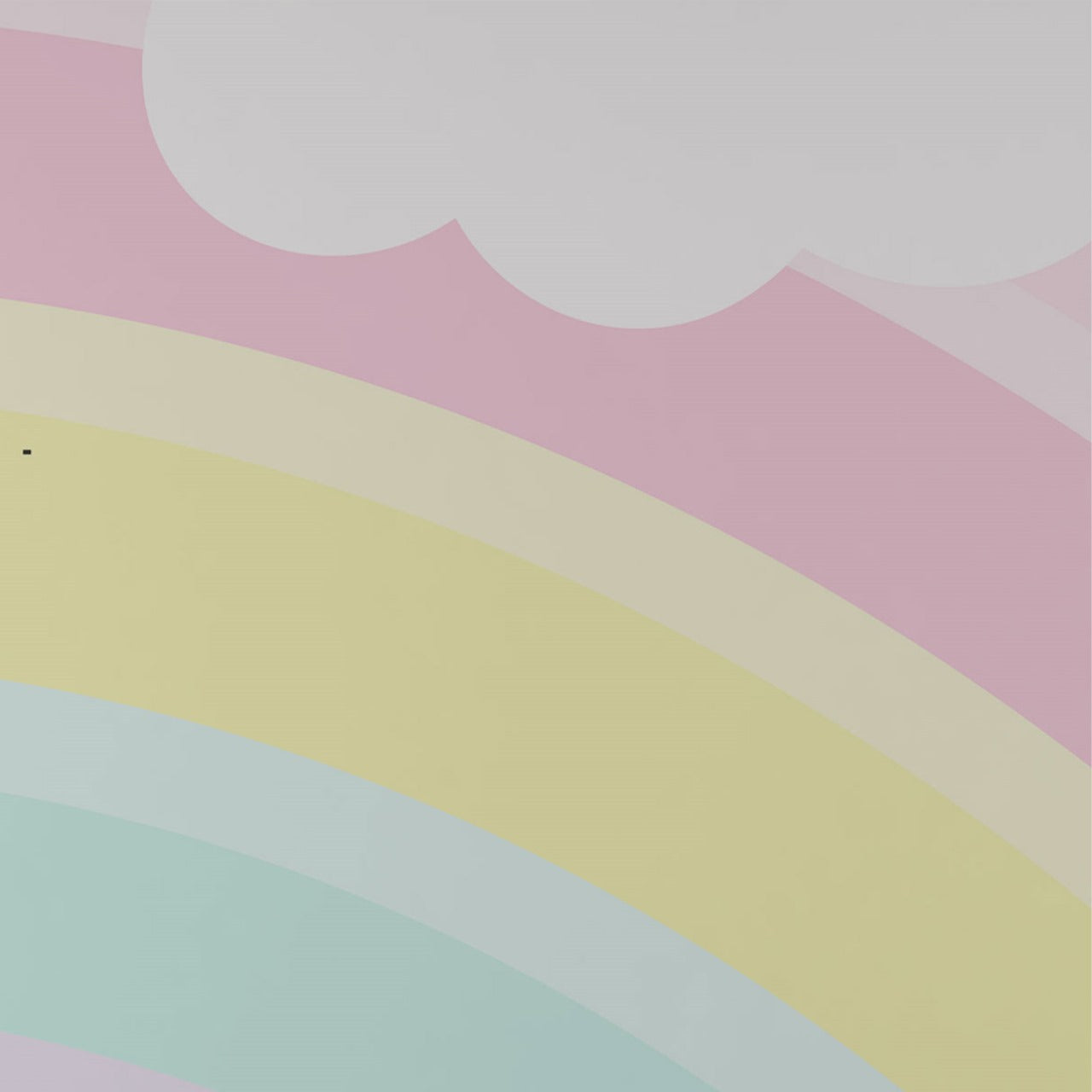Pastel Rainbow Bliss – Cloudy Sky Wallpaper for Kids