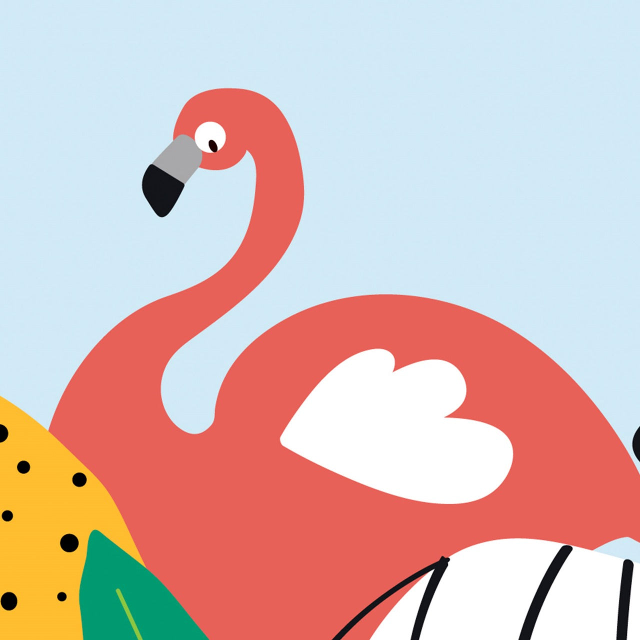 Safari Parade Animal Kids Wallpaper.
