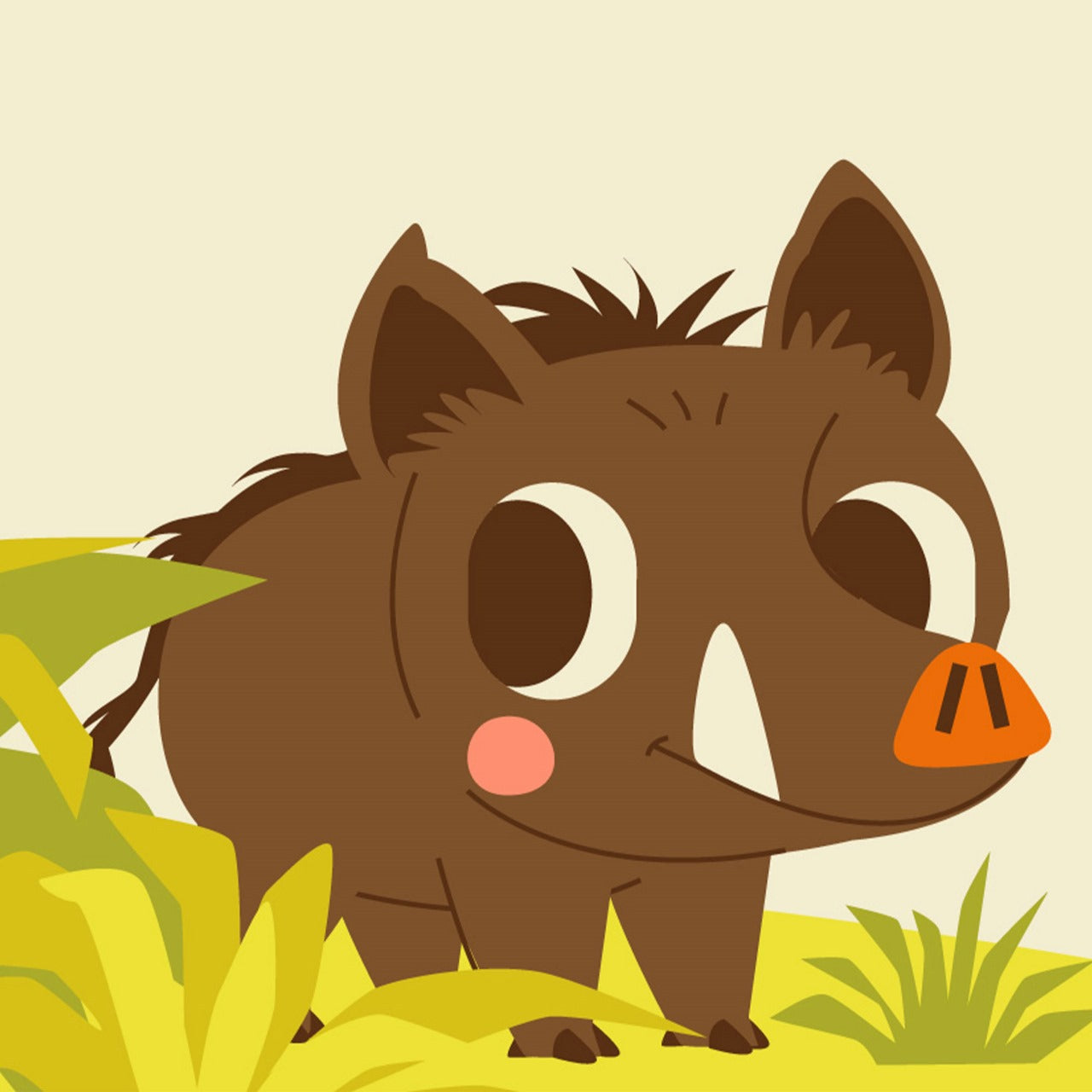 Jungle Playtime Pals Kids Wallpaper.