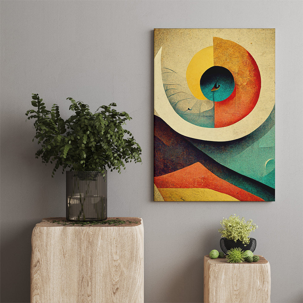 Abstract Fusion: Where Colors Collide.