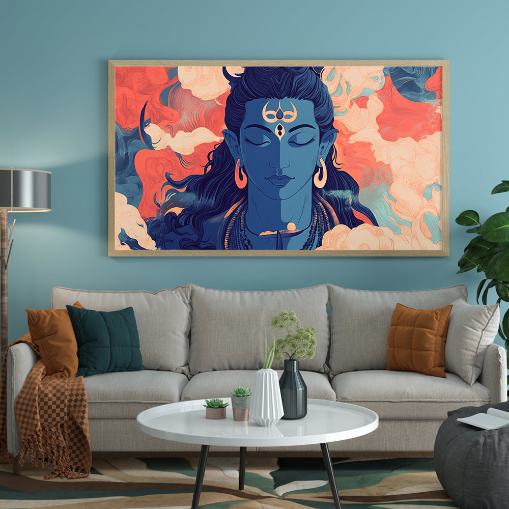 Shiva Wall Paintings – Buy Online at Best Prices | Krutik India