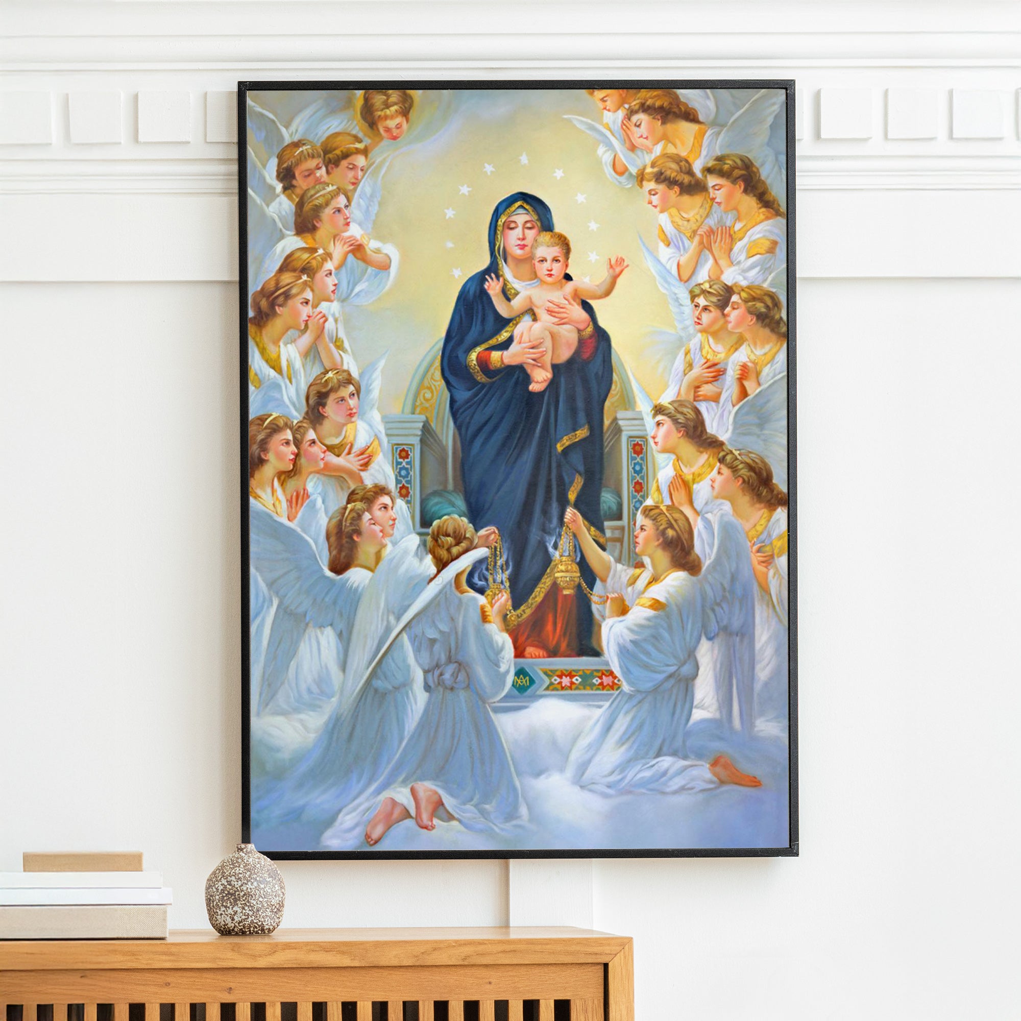 Madonna and Child Surrounded by Angels.
