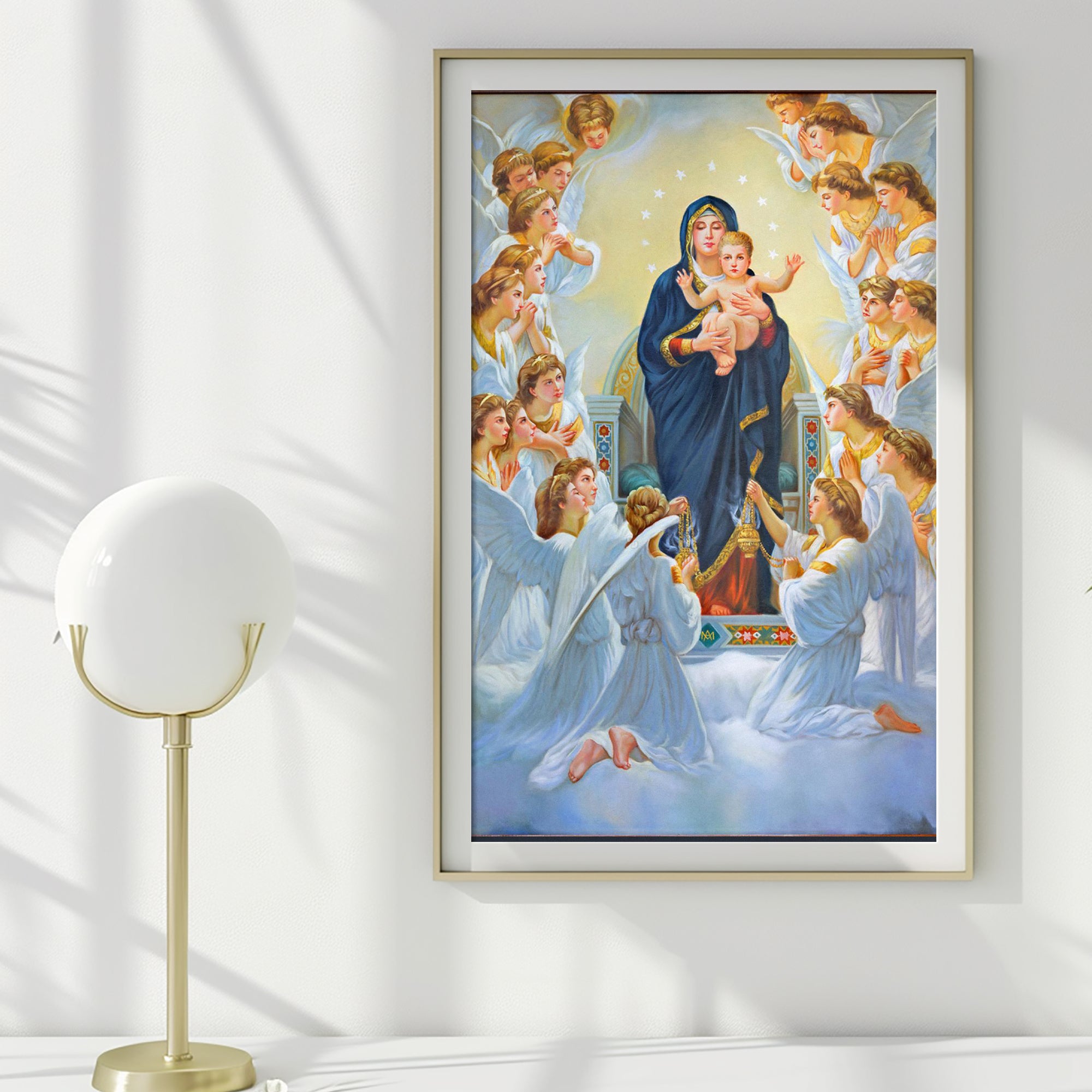 Madonna and Child Surrounded by Angels.