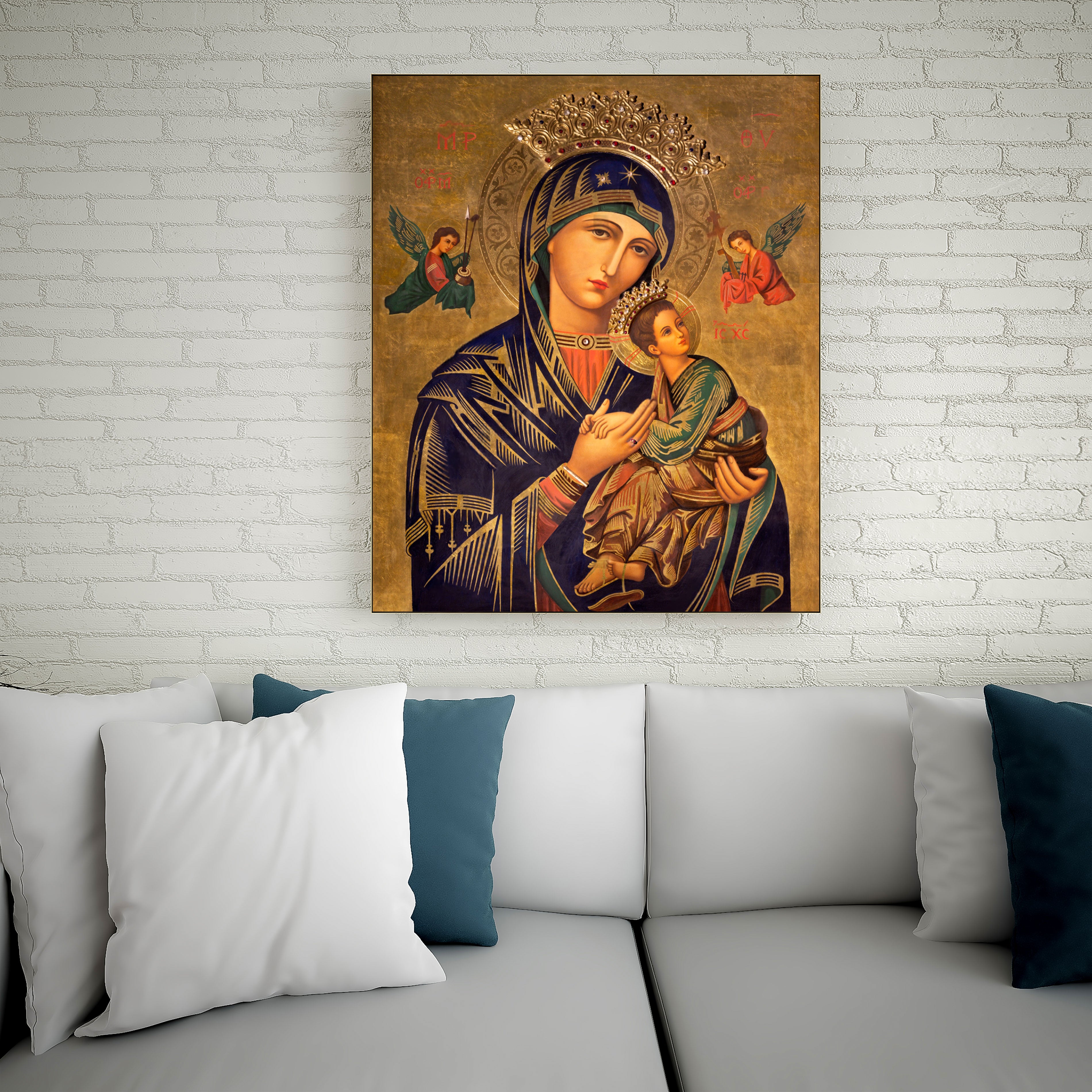 Our Lady of Perpetual Help – Byzantine Marian Icon.