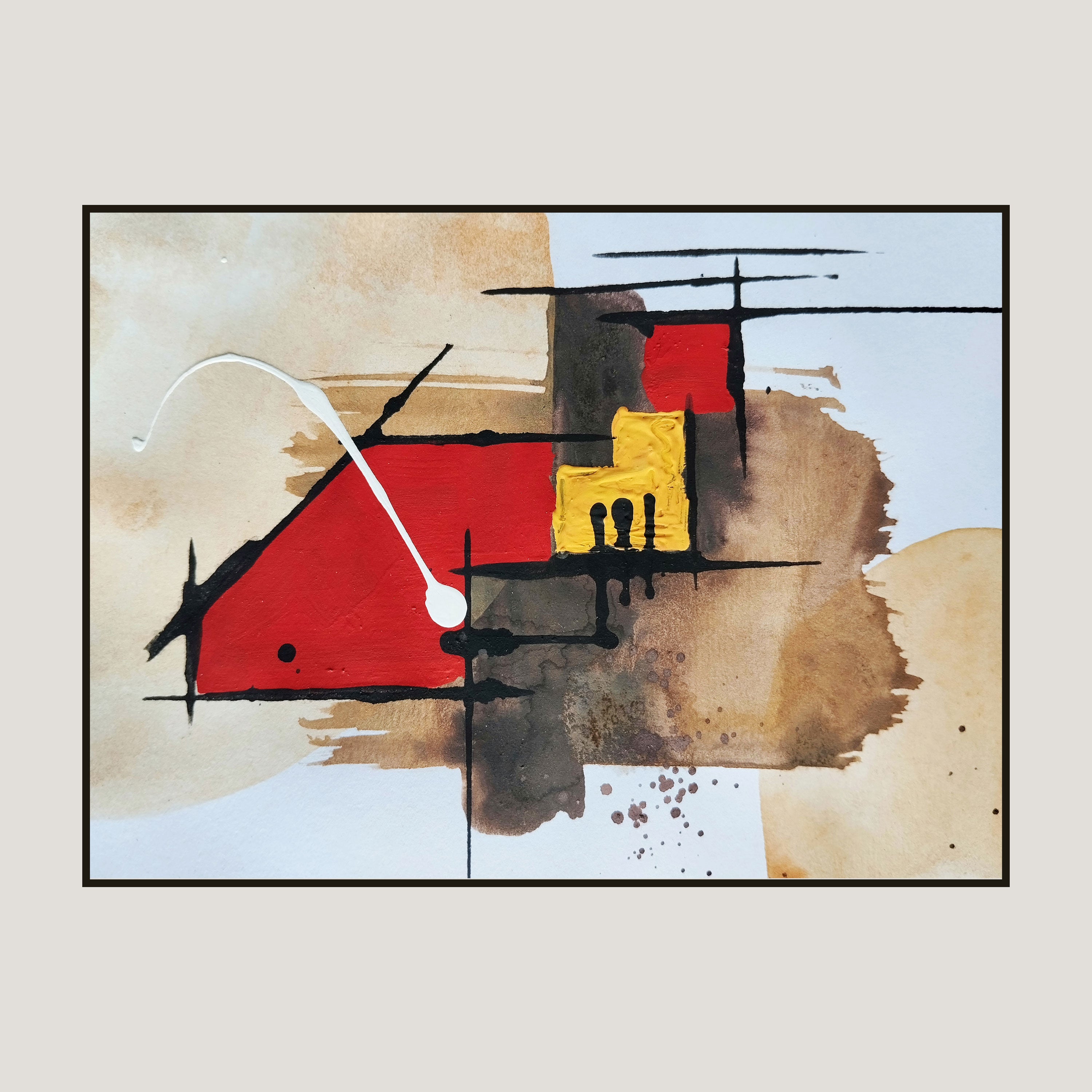 Urban Fragments – Geometric Abstract Architecture by Krutik.
