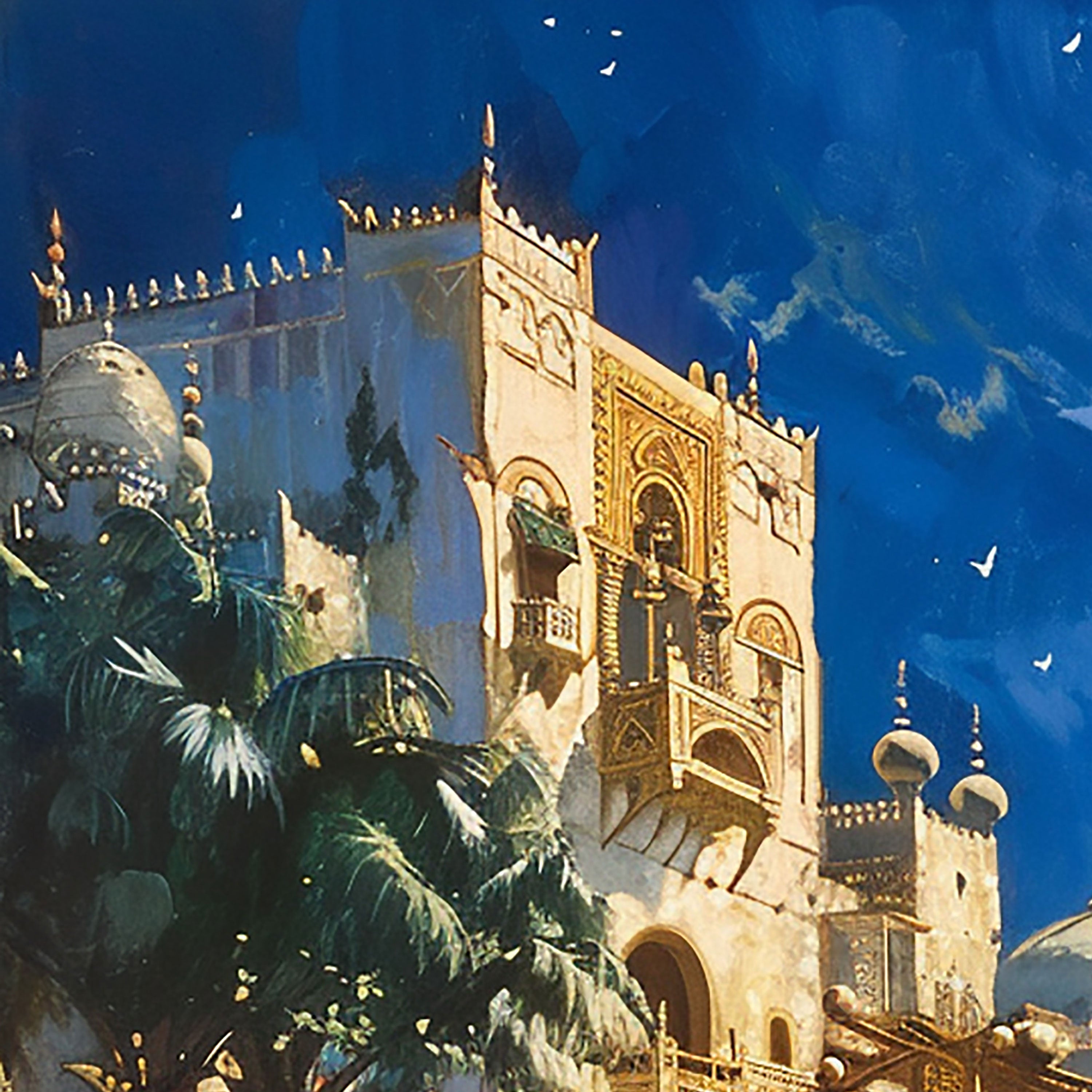 Moonlit Medina – Arabian Nights Inspired Islamic Cityscape.