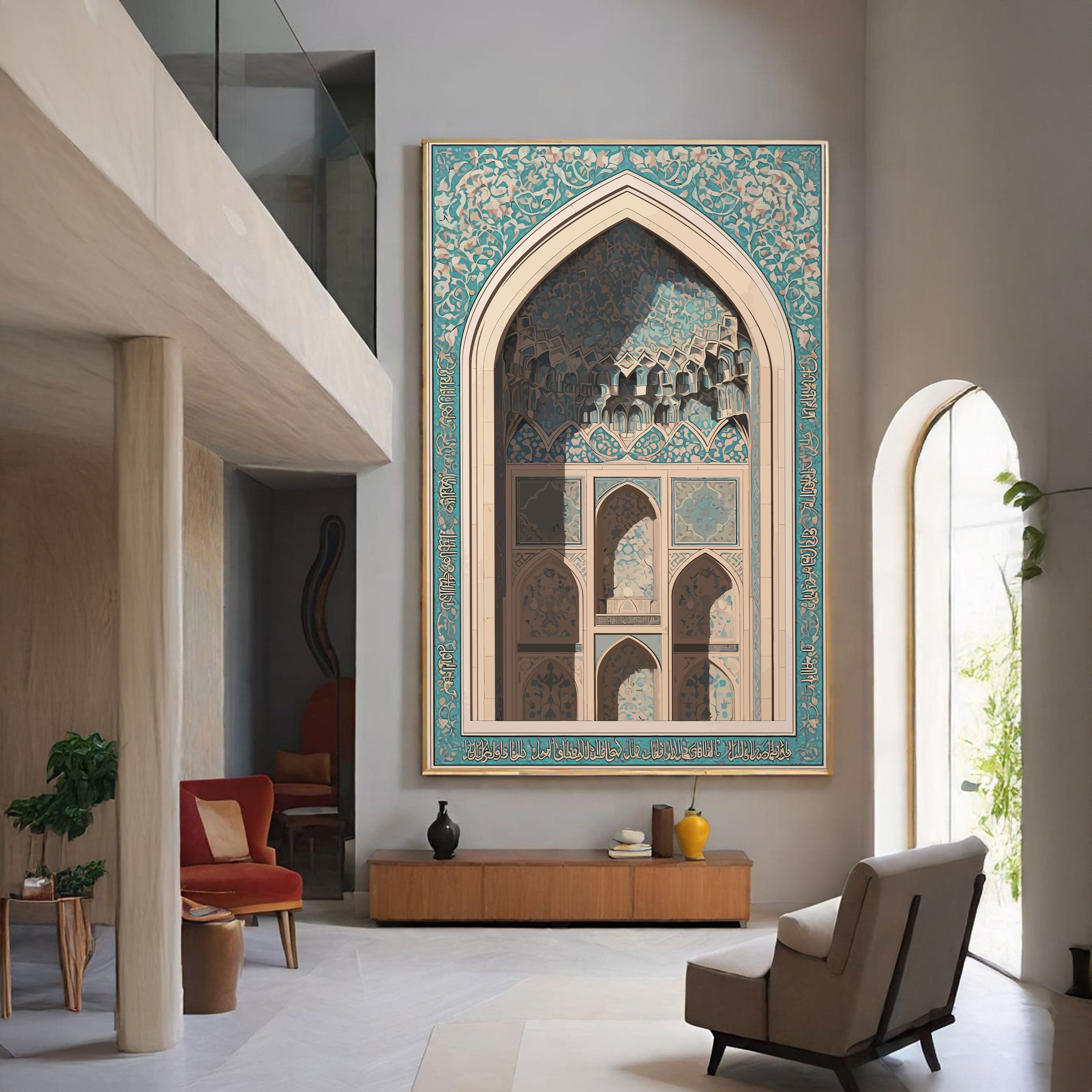 Sacred Geometry – Persian Archway Islamic Wall Art