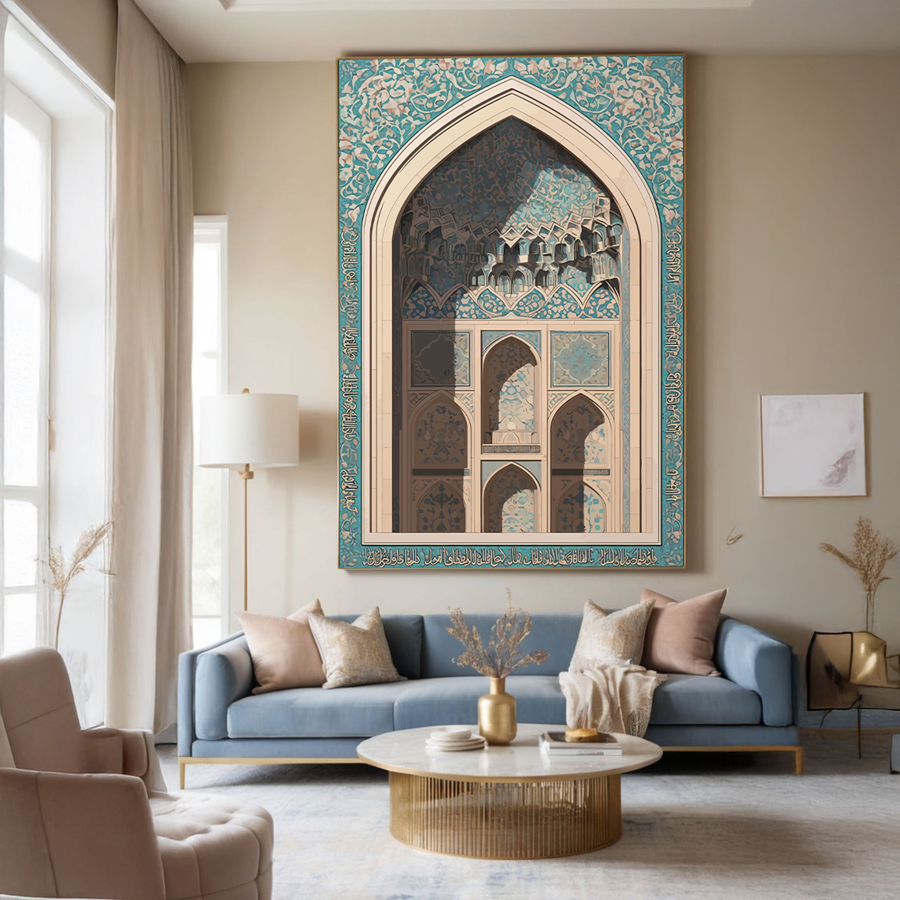 Sacred Geometry – Persian Archway Islamic Wall Art