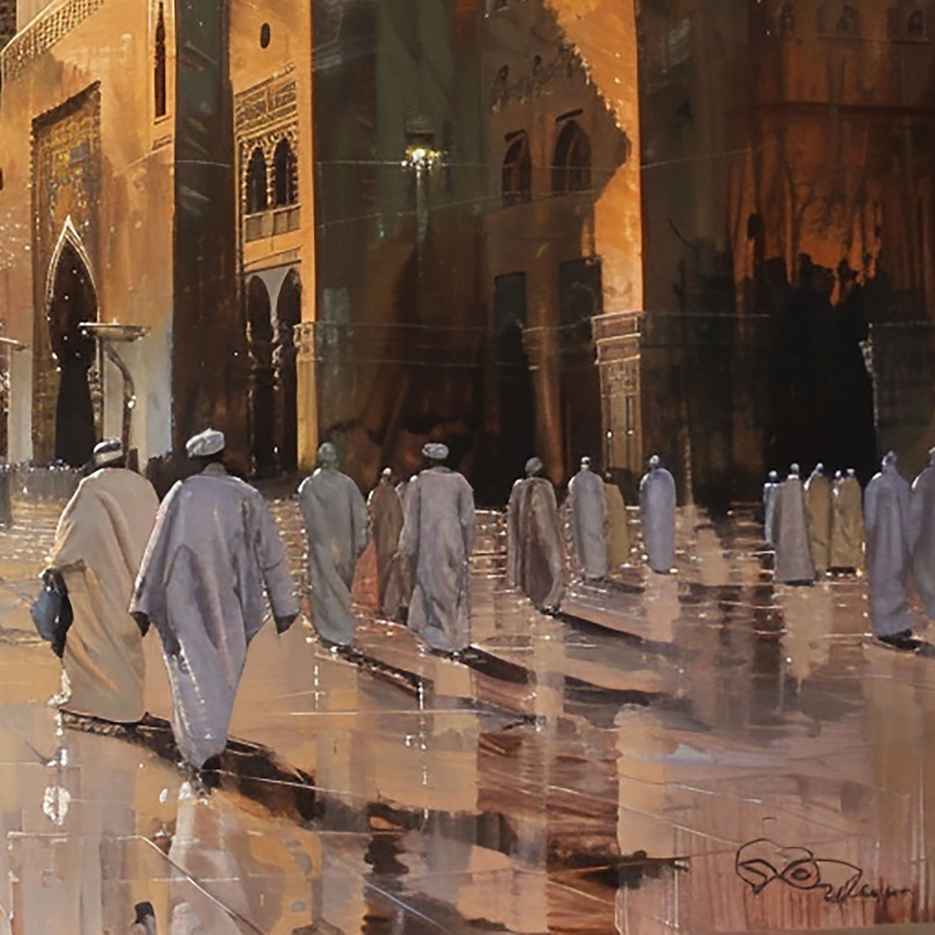 Light of Madinah – The Prophet’s Mosque at Dawn.