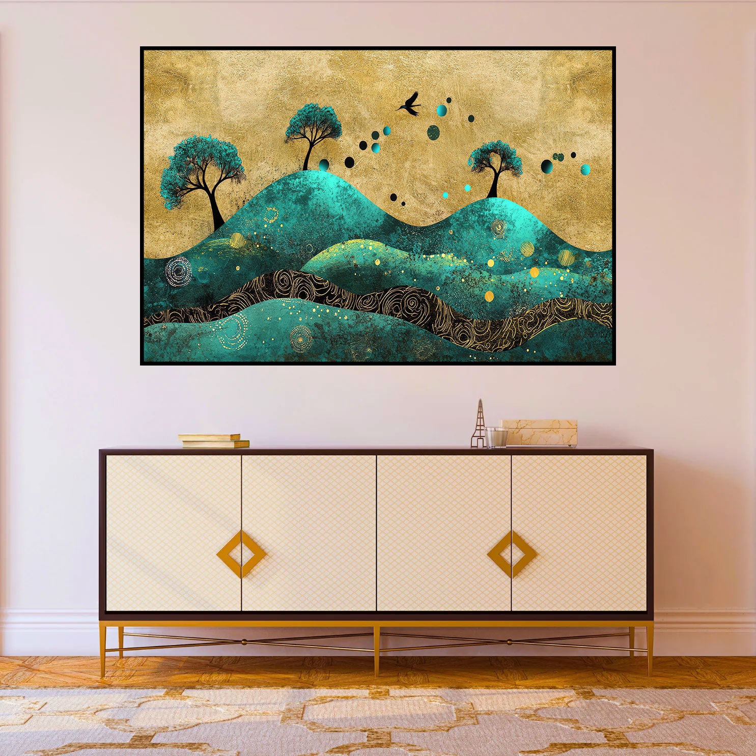 Mystic Hills – Abstract Nature Art Collection by Krutik.