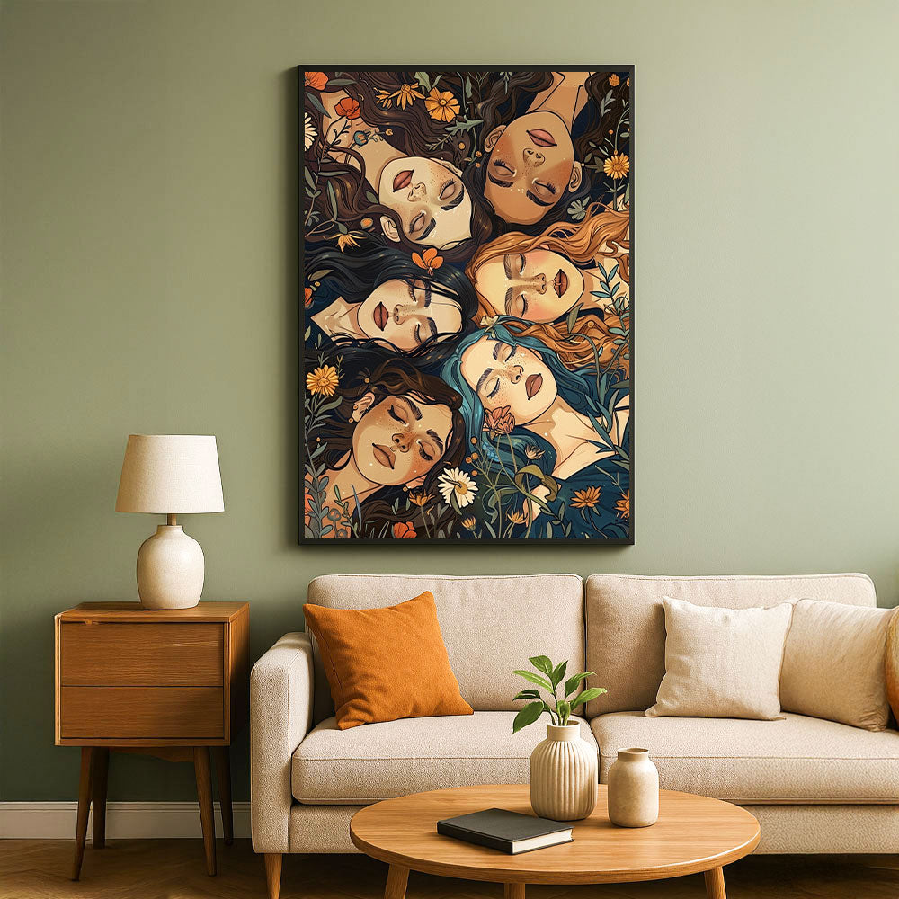 Sisterhood in Bloom – A Celebration of Feminine Unity by Krutik.