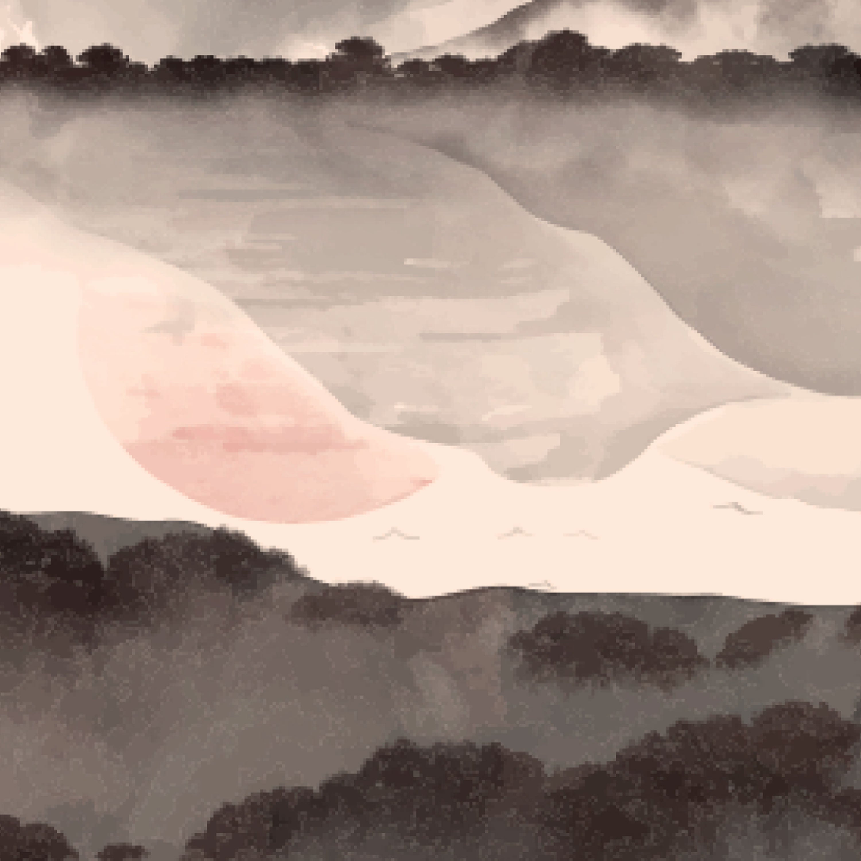 Yamato no Keshiki – Japanese Mountain, Sun & Reflection Wall Art.