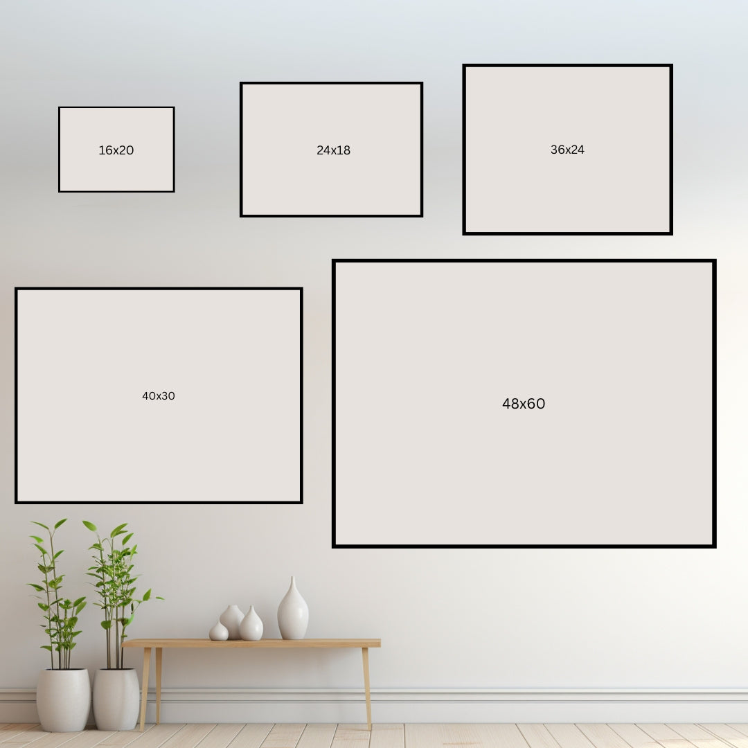 Blossoming Lotus Canvas Painting – Tranquil Spiritual Wall Art for Home
