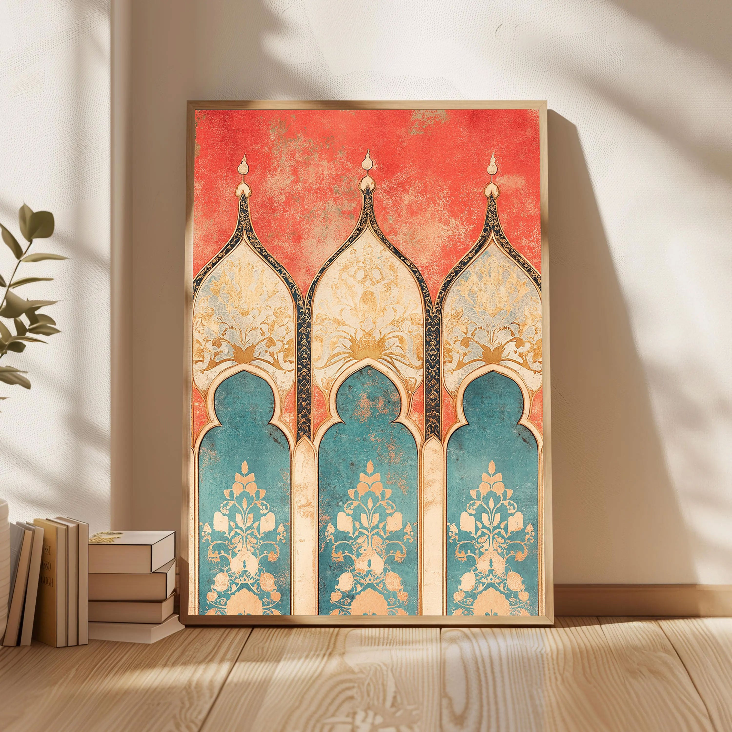Mughal Arches & Moorish Echoes – Vintage Islamic Wall Art