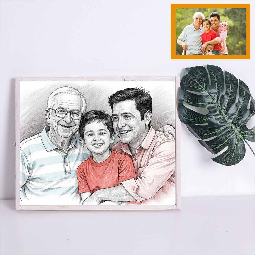 Sibling Portrait - Childhood Joy in a Frame.