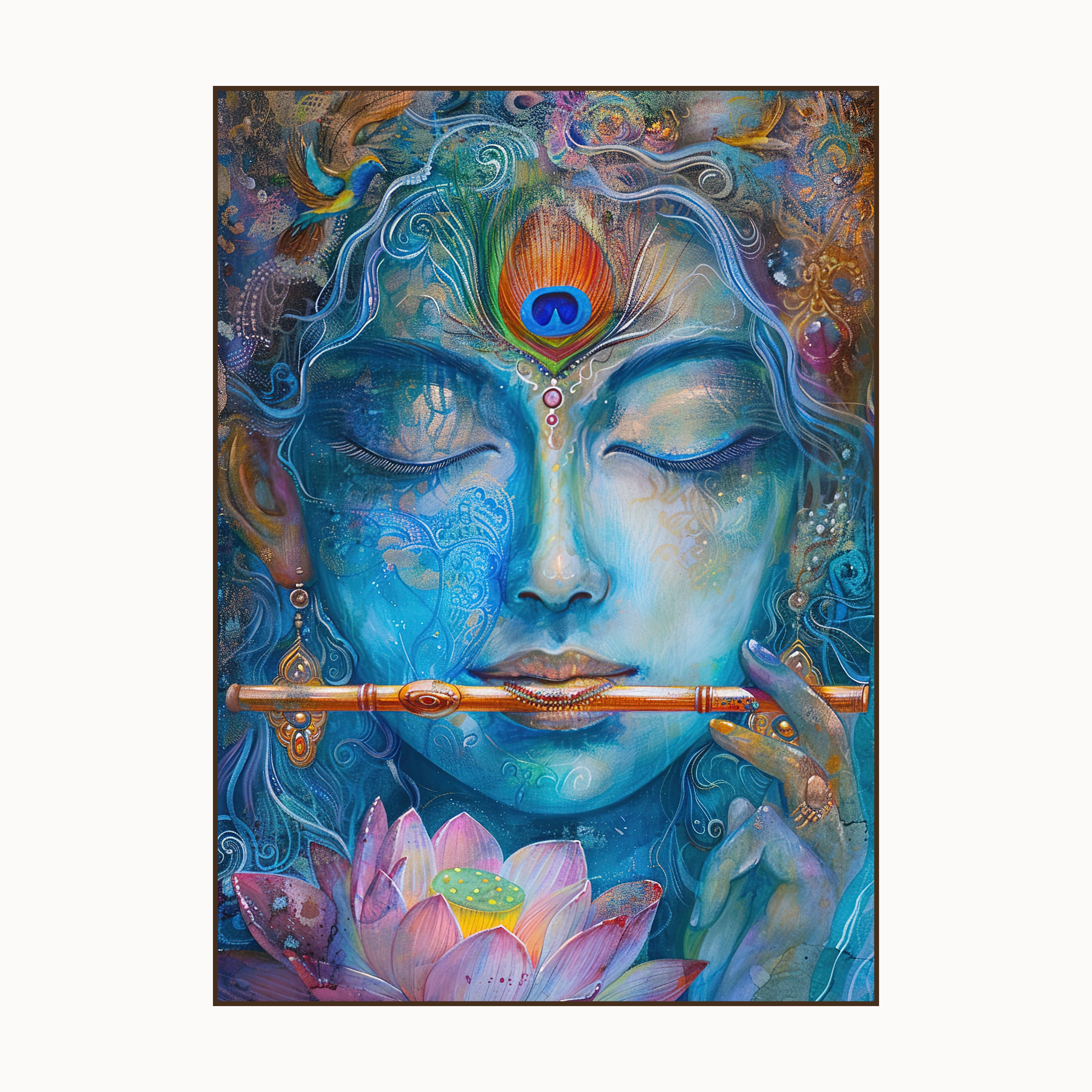 Divine Harmony: Krishna's Celestial Melody