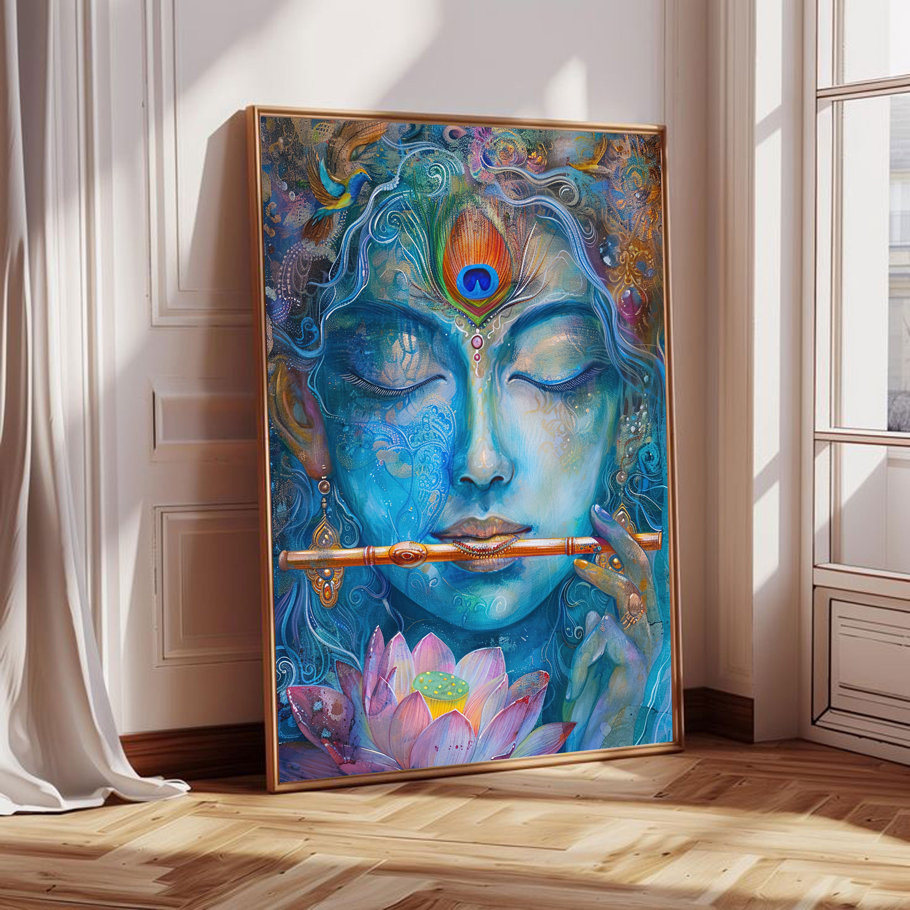 Divine Harmony: Krishna's Celestial Melody