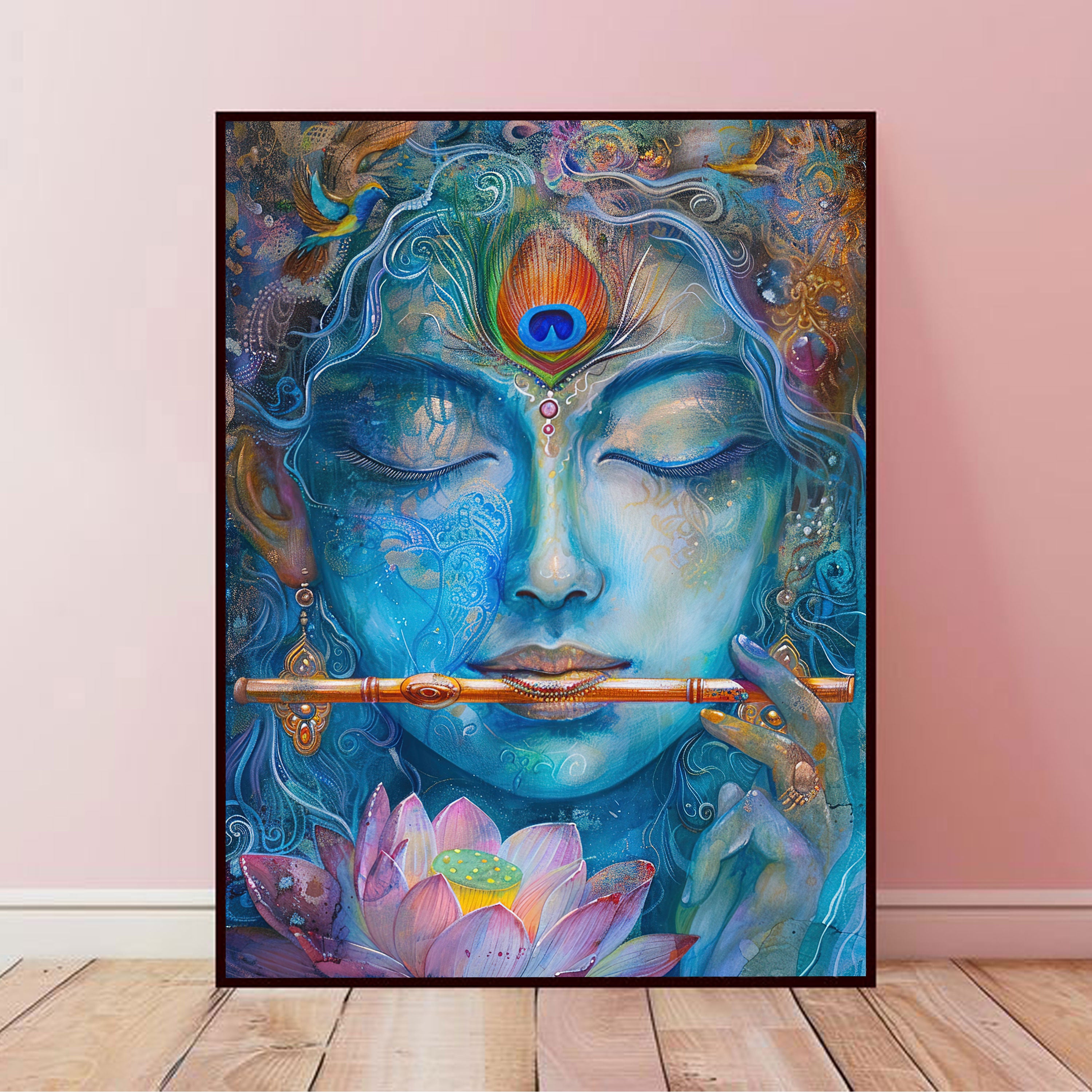 Divine Harmony: Krishna's Celestial Melody