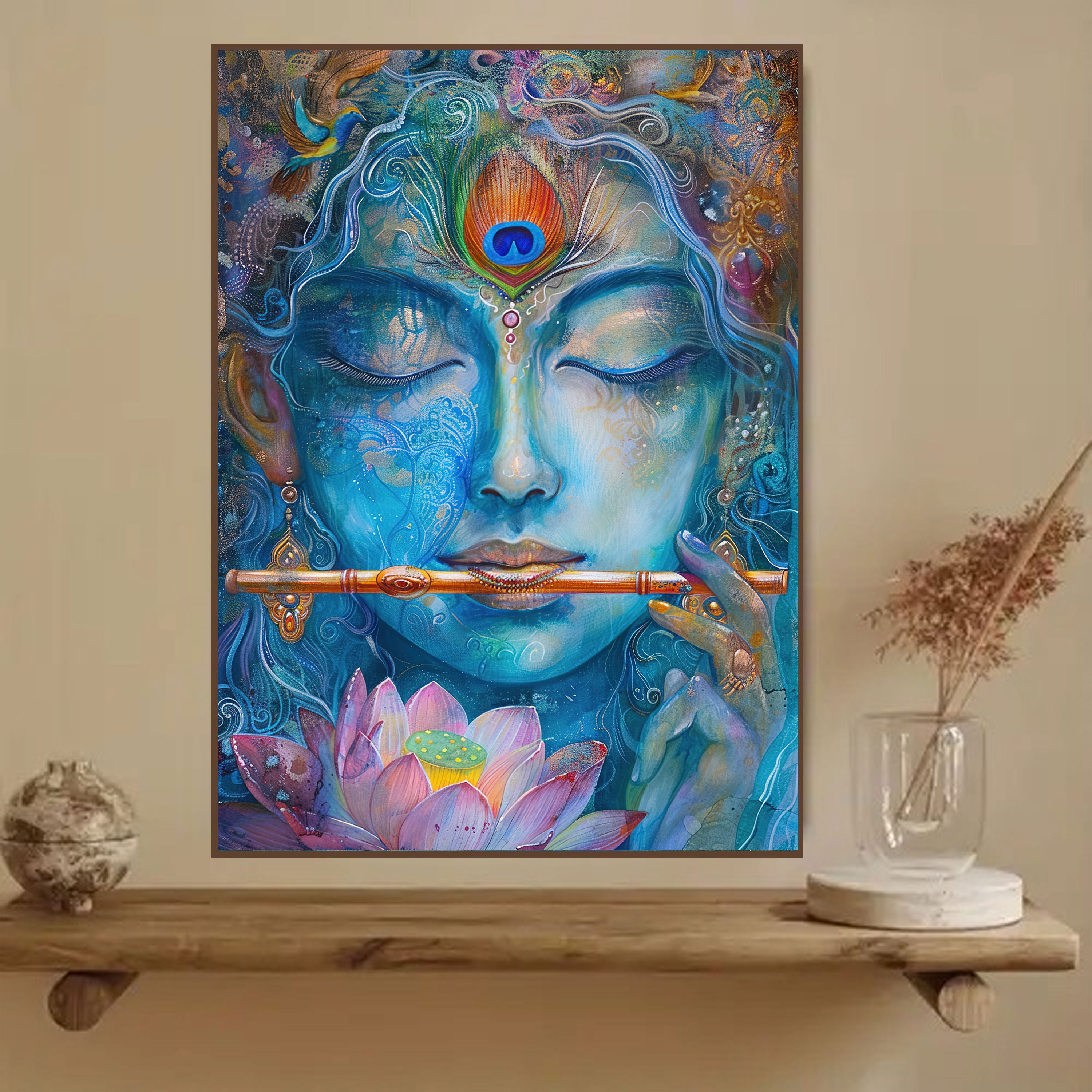 Divine Harmony: Krishna's Celestial Melody
