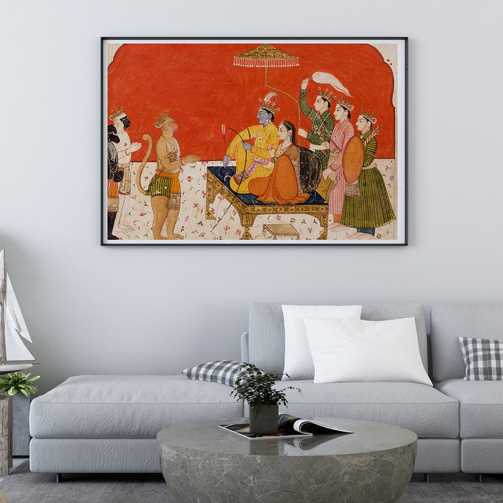 Rama Darbar Painting.