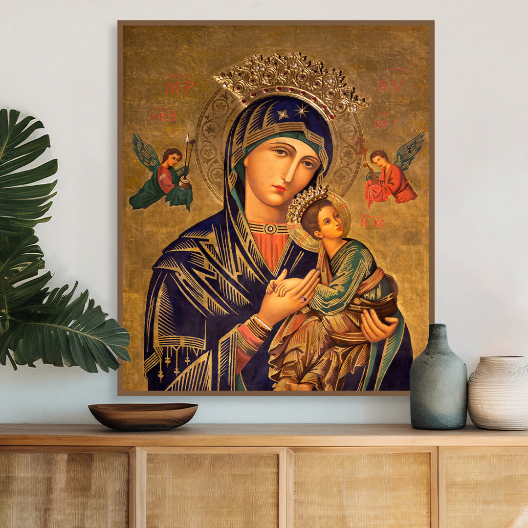 Our Lady of Perpetual Help – Byzantine Marian Icon.