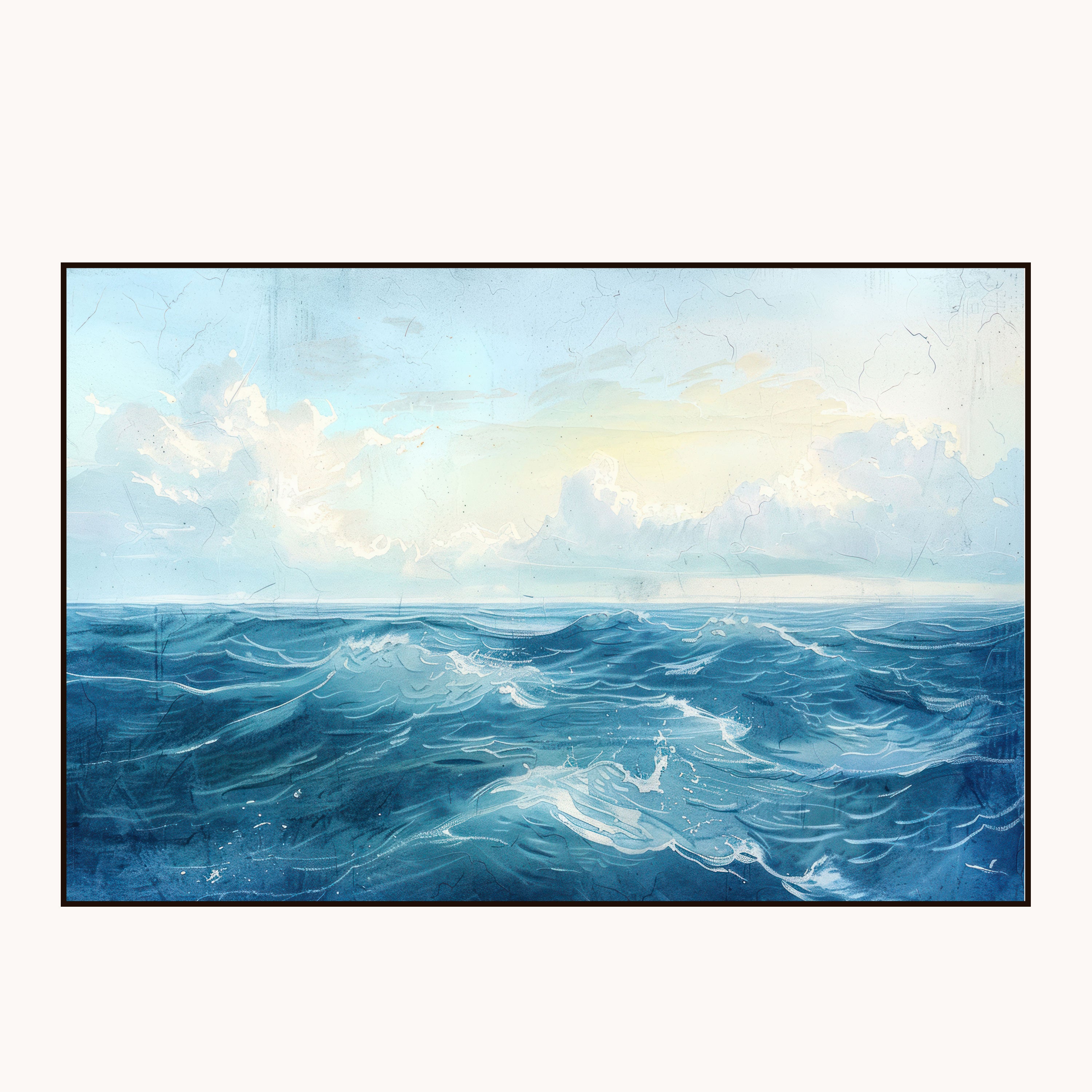 Ocean Reverie: Serenity's Embrace.
