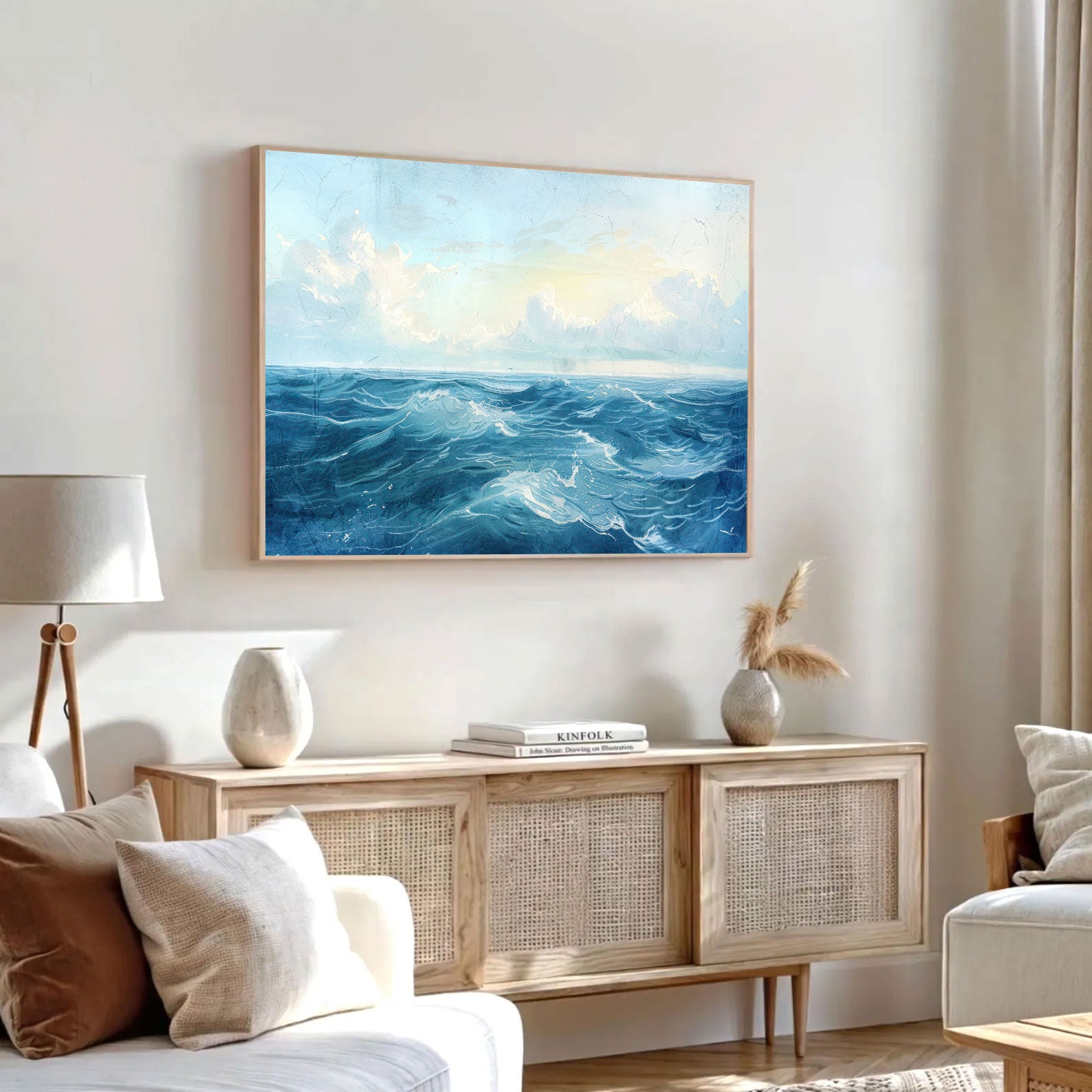 Ocean Reverie: Serenity's Embrace.