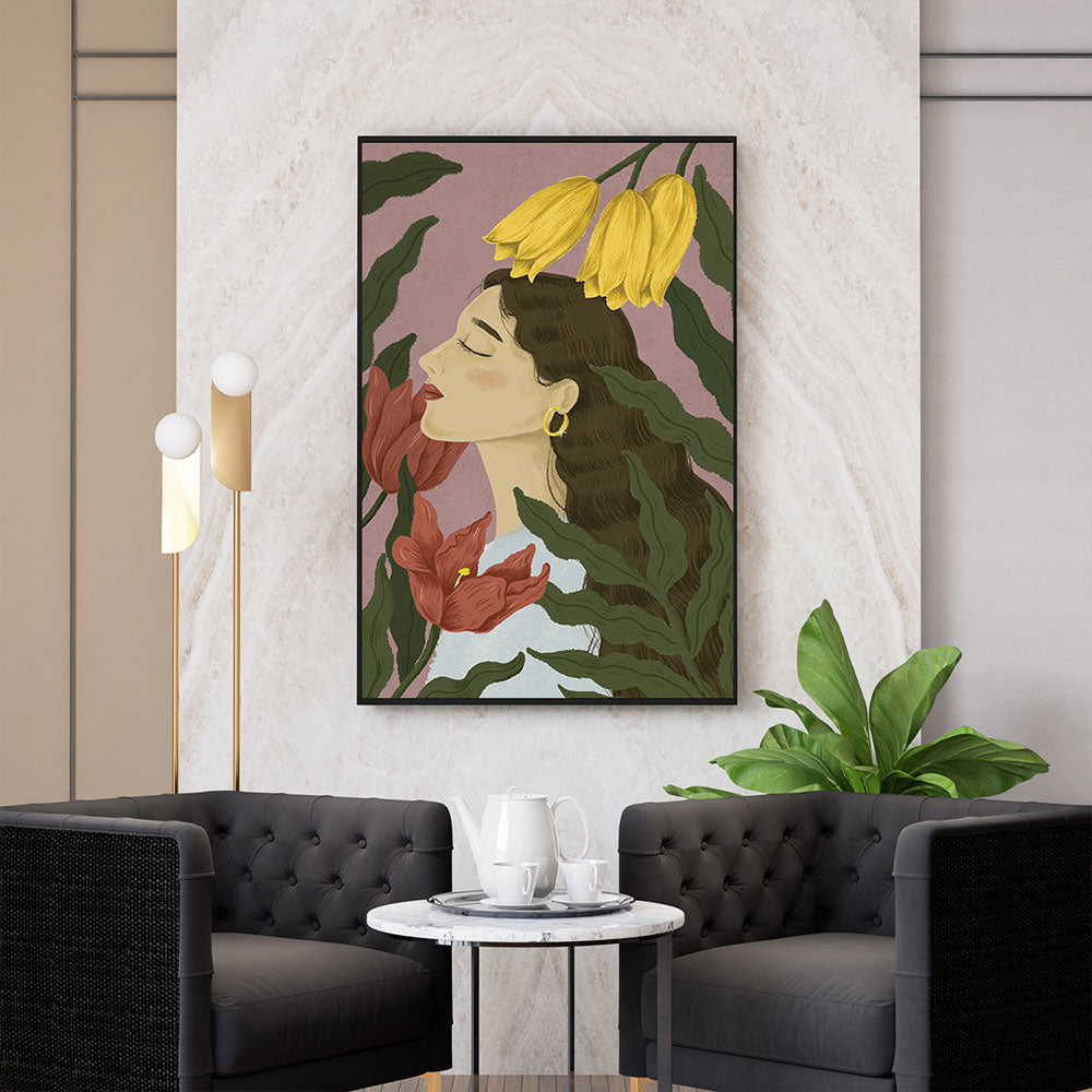 A Painting of Women in Harmony.
