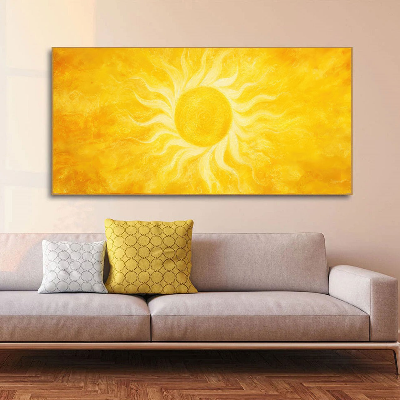 Soul of the Sun – Radiant Abstract Solar Energy Art by Krutik.